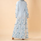 Butterfly Whisper Open Abaya(MOA303) La Vie Bien Butterfly Whisper Open Abaya(MOA303)