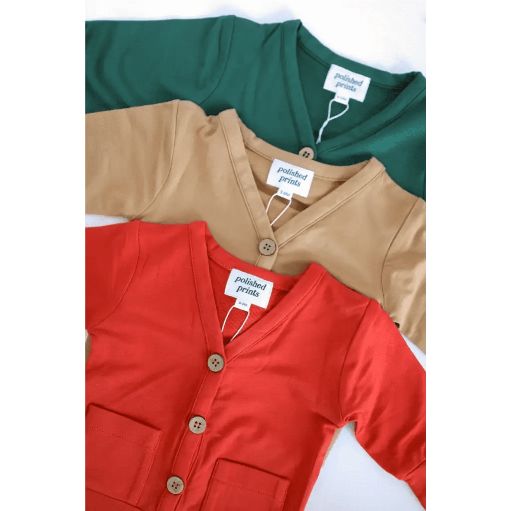 Buttery Soft Baby Grandpa Cardigans by Polished Prints