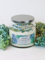 BY THE SEA Hydrangea Sea Salt Candle candle La Vie Bien BY THE SEA Hydrangea Sea Salt Candle