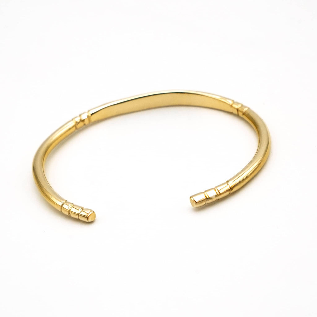 C - Shaped Open Cuff Brass Bracelet for Women - Dhahabu Bracelets La Vie Bien C - Shaped Open Cuff Brass Bracelet for Women - Dhahabu