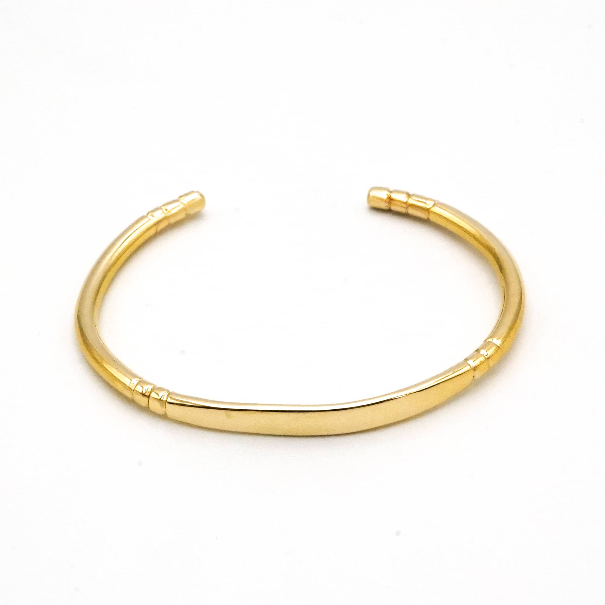 C - Shaped Open Cuff Brass Bracelet for Women - Dhahabu Bracelets La Vie Bien C - Shaped Open Cuff Brass Bracelet for Women - Dhahabu