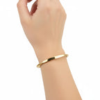 C - Shaped Open Cuff Brass Bracelet for Women - Dhahabu Bracelets La Vie Bien C - Shaped Open Cuff Brass Bracelet for Women - Dhahabu