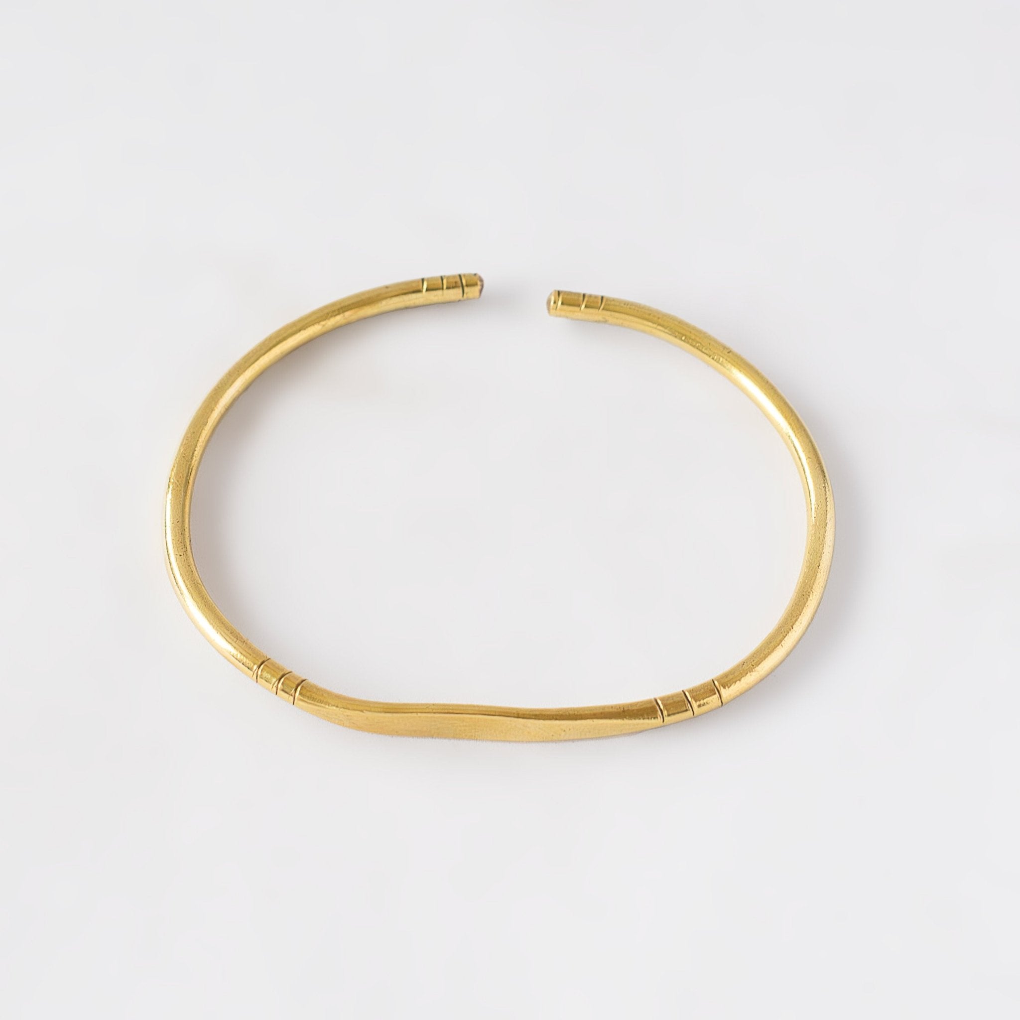 C - Shaped Open Cuff Brass Bracelet for Women - Dhahabu Bracelets La Vie Bien C - Shaped Open Cuff Brass Bracelet for Women - Dhahabu