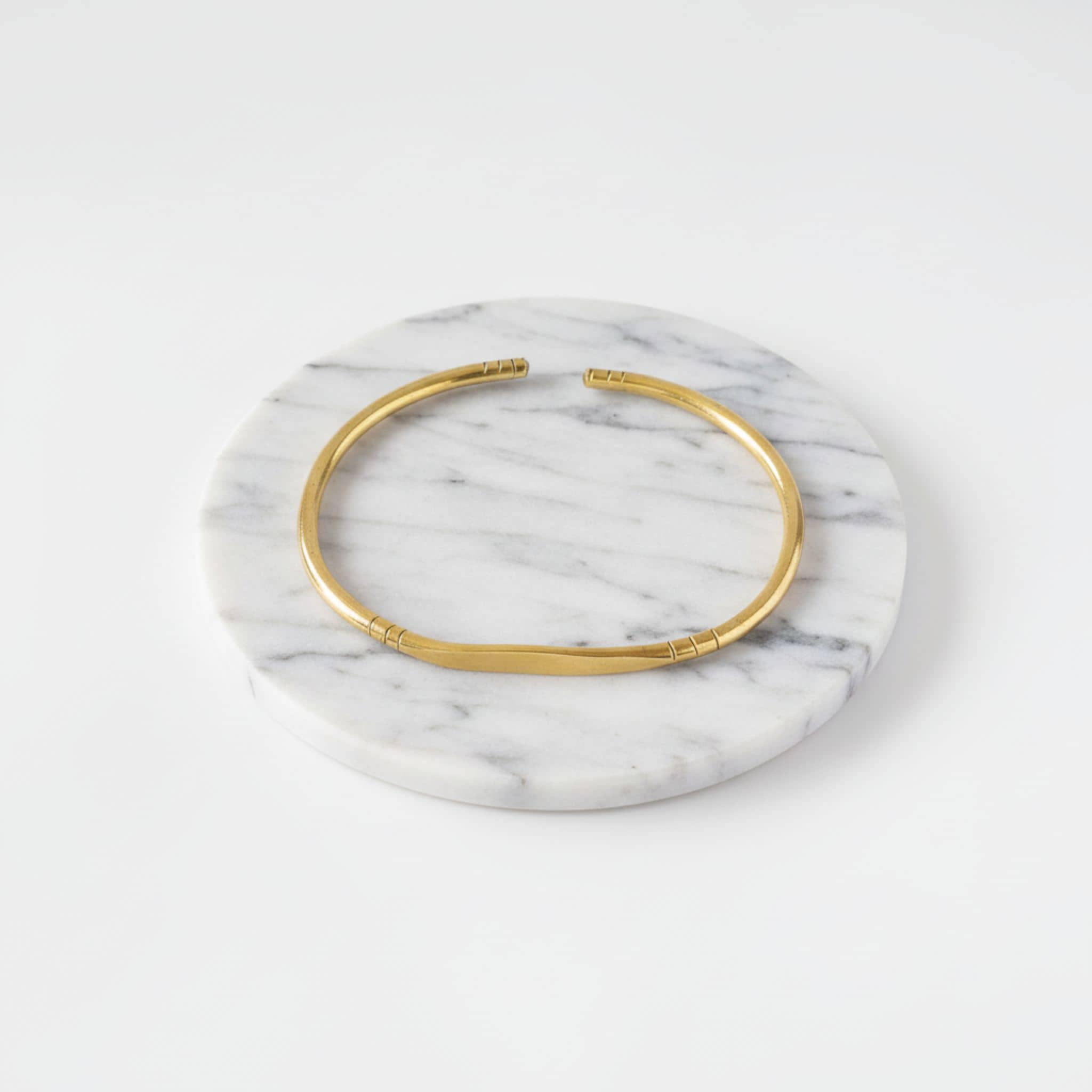 C - Shaped Open Cuff Brass Bracelet for Women - Dhahabu Bracelets La Vie Bien C - Shaped Open Cuff Brass Bracelet for Women - Dhahabu