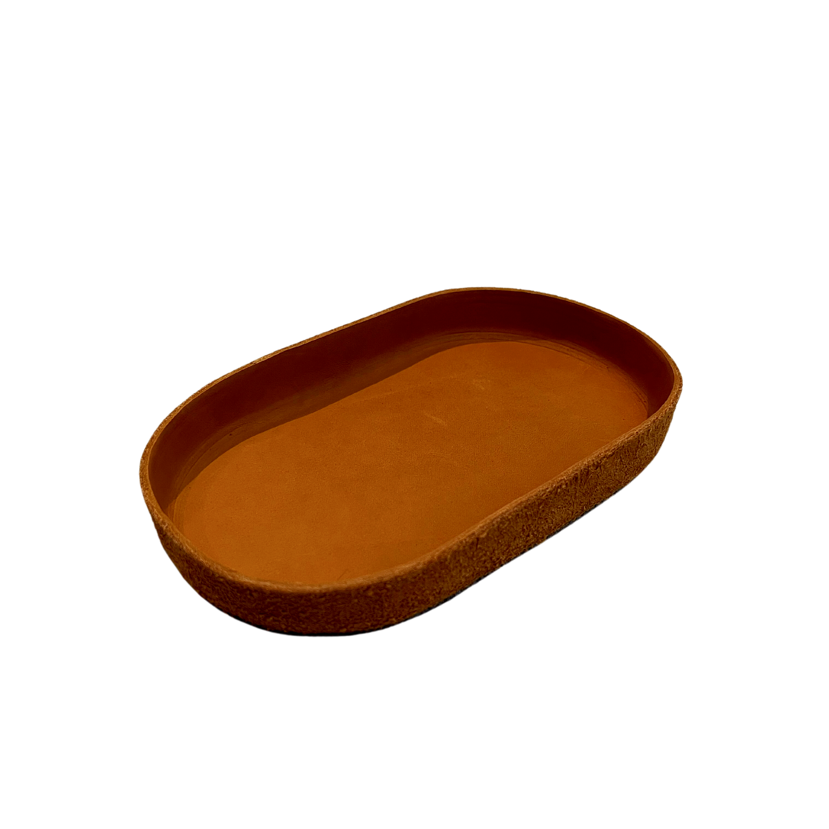 Leather Valet Tray: Oval by Source by Studio Skara