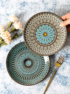 Vintage Japanese Style Ceramic Plates