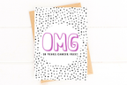 10 Year Cancer Survivor Card by Five Dot Post