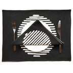 Mwedzi Black Placemats - Set of 2