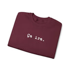 Ça ira embroidered French sweatshirt - Minimalist French Comfort Pullover by Printify