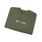 Ça ira embroidered French sweatshirt - Minimalist French Comfort Pullover by Printify