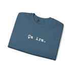 Ça ira embroidered French sweatshirt - Minimalist French Comfort Pullover by Printify