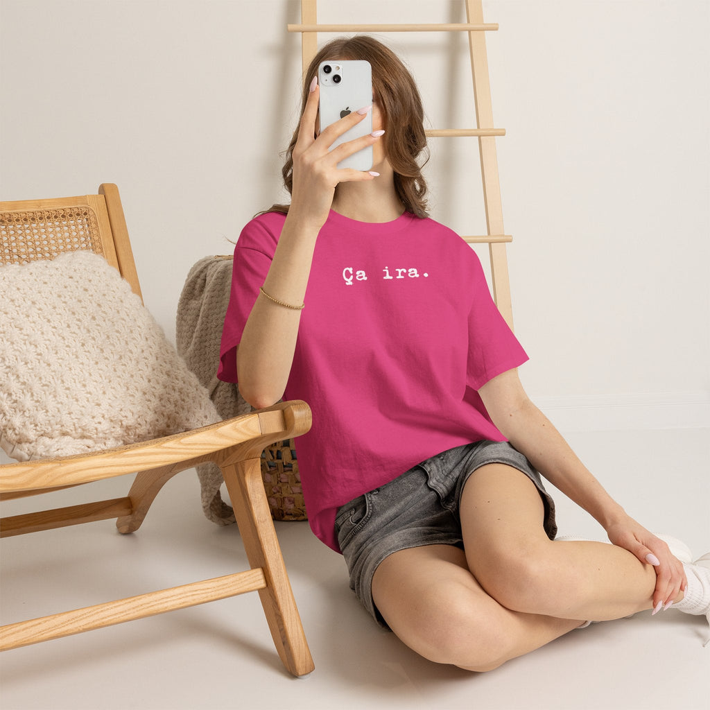 Ca ira. French Revolution Unisex Tee Shirt, French expression shirt for historians T-Shirt La Vie Bien Ca ira. French Revolution Unisex Tee Shirt, French expression shirt for historians