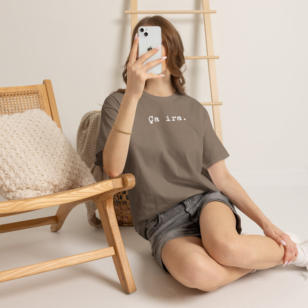 Ca ira. French Revolution Unisex Tee Shirt, French expression shirt for historians T-Shirt La Vie Bien Ca ira. French Revolution Unisex Tee Shirt, French expression shirt for historians