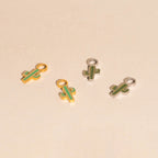 Cactus Huggie Hoop Charms La Vie Bien Cactus Huggie Hoop Charms