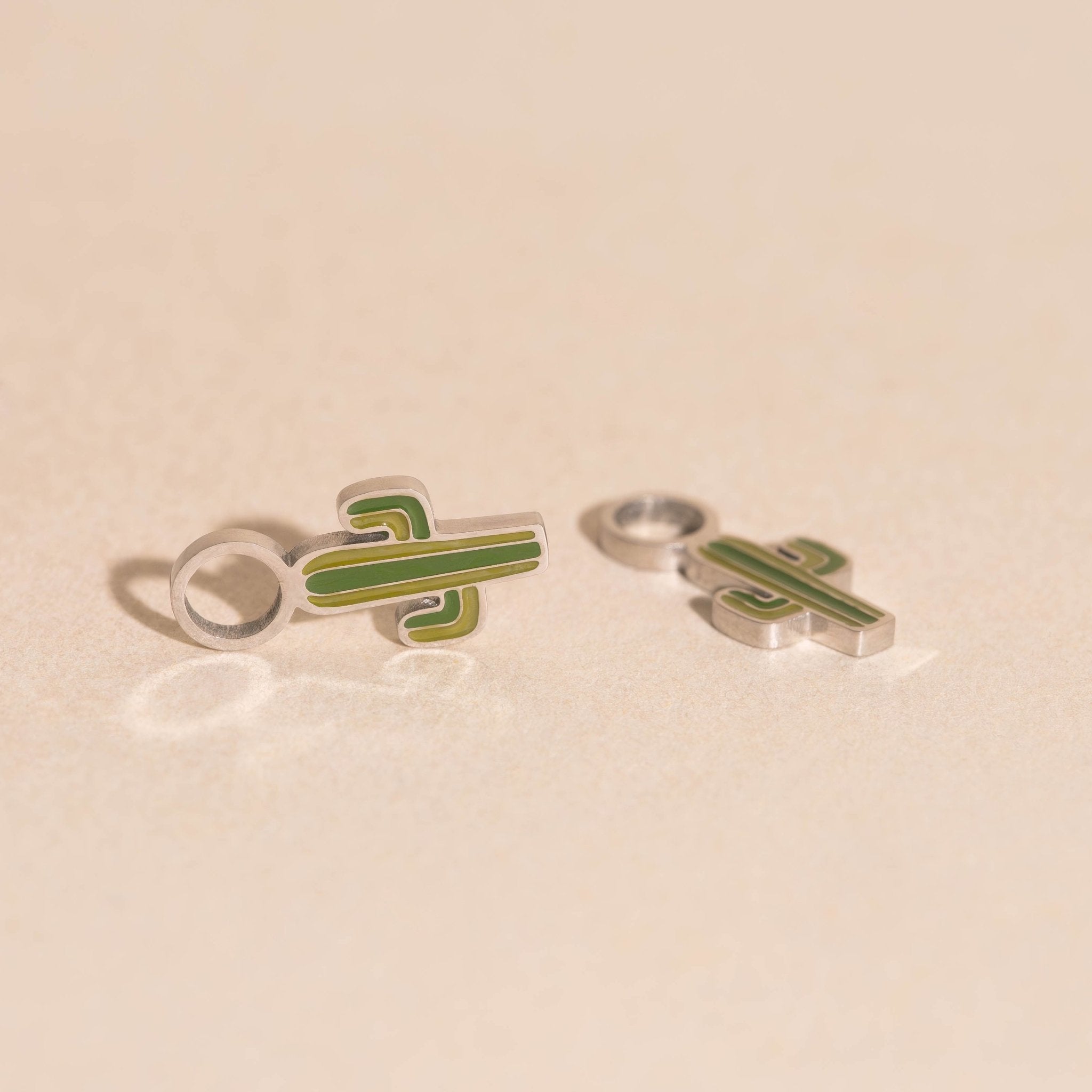 Cactus Huggie Hoop Charms La Vie Bien Cactus Huggie Hoop Charms