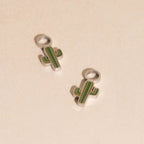 Cactus Huggie Hoop Charms La Vie Bien Cactus Huggie Hoop Charms