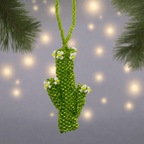 Cactus Seed Bead Artisan Made Ornament - Guatemala Decor La Vie Bien Cactus Seed Bead Artisan Made Ornament - Guatemala