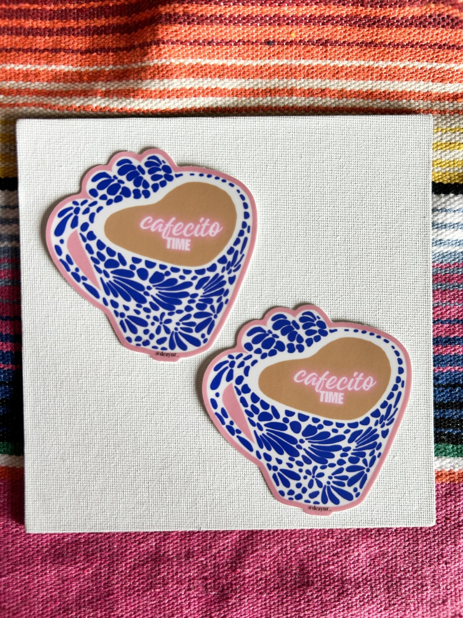Cafecito time sticker Decorative Stickers La Vie Bien Cafecito time sticker