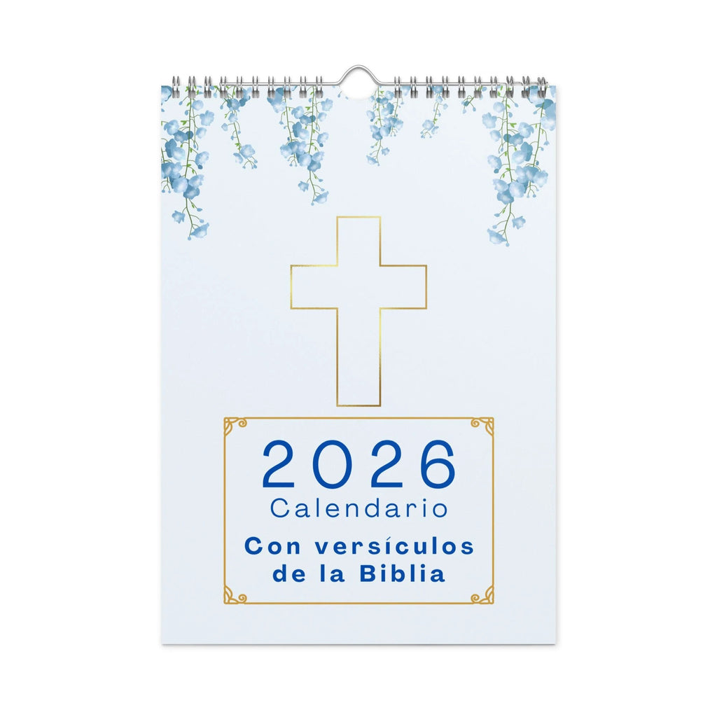 Calendario versículos de la Biblia - Wall calendar (2026) Spanish/Espanol by La Vie Bien