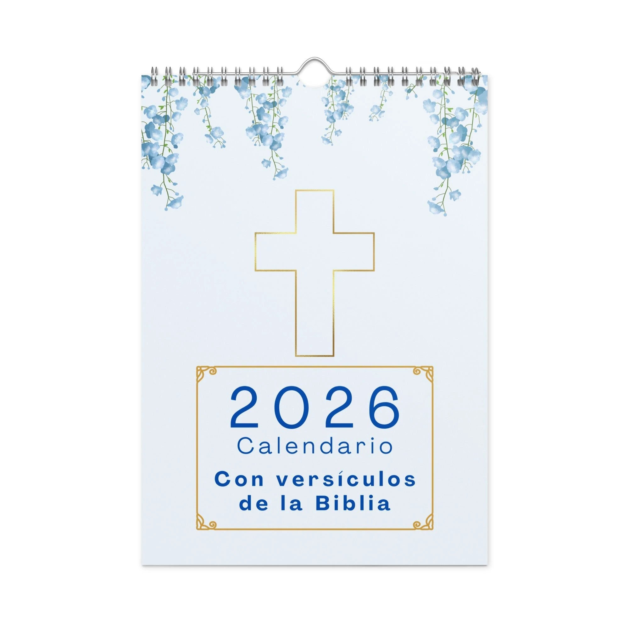 Calendario versículos de la Biblia - Wall calendar (2026) Spanish/Espanol by La Vie Bien