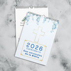Calendario versículos de la Biblia - Wall calendar (2026) Spanish/Espanol by La Vie Bien