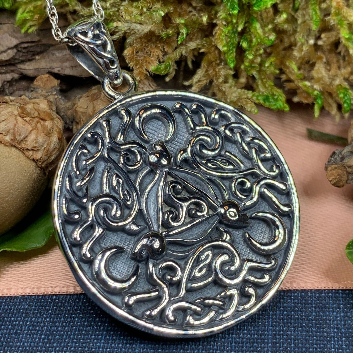 Calixa Triple Rabbit Necklace Pendant La Vie Bien Calixa Triple Rabbit Necklace