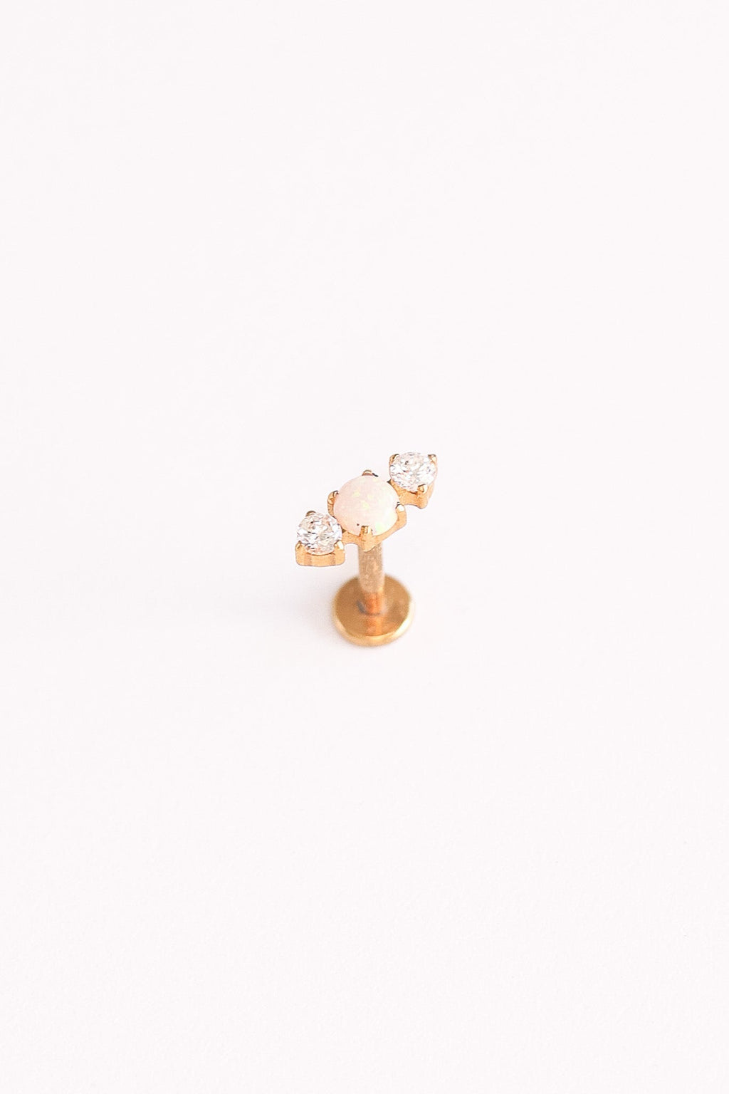 Callie Flat Back Stud leave in La Vie Bien Callie Flat Back Stud