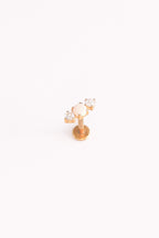 Callie Flat Back Stud leave in La Vie Bien Callie Flat Back Stud