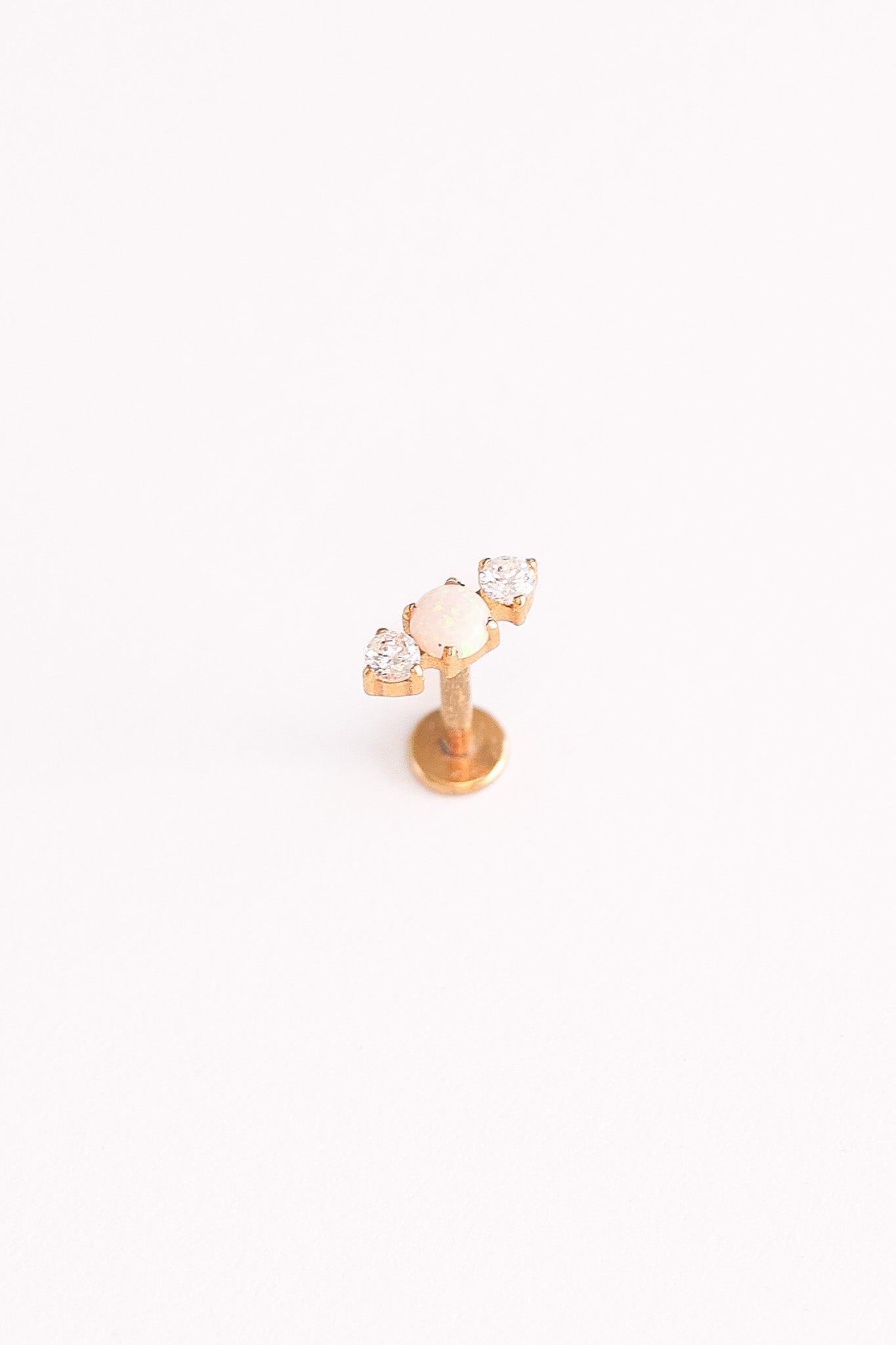 Callie Flat Back Stud leave in La Vie Bien Callie Flat Back Stud