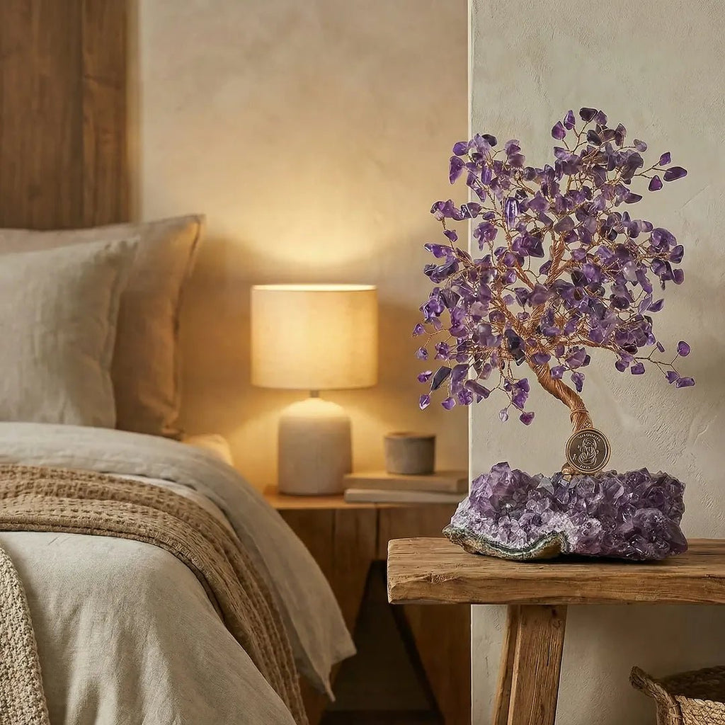 Calming Spirit - Amethyst Feng Shui Tree Tree of life La Vie Bien Calming Spirit - Amethyst Feng Shui Tree