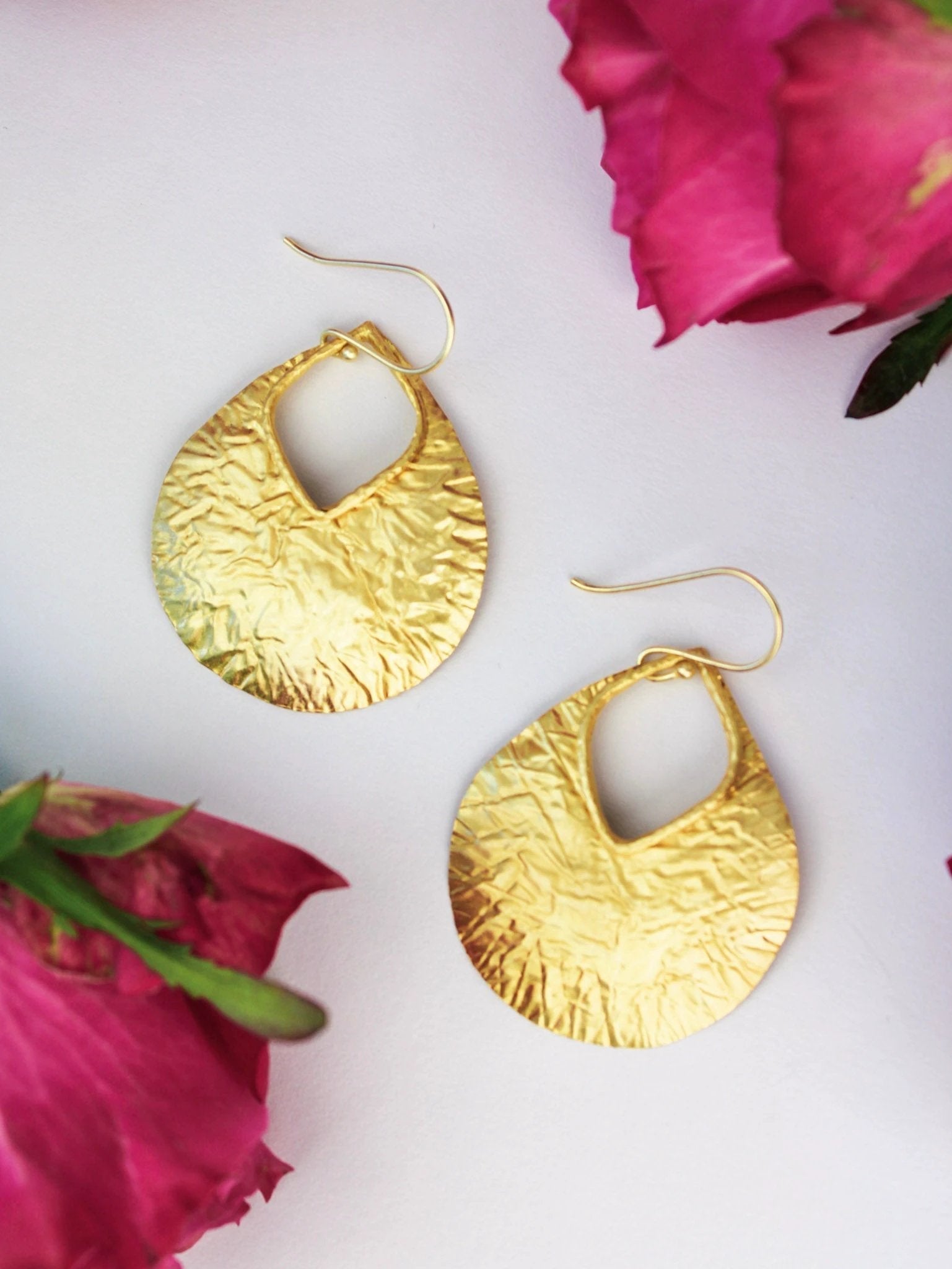 Camelia Drop Earrings by Ash & Rose