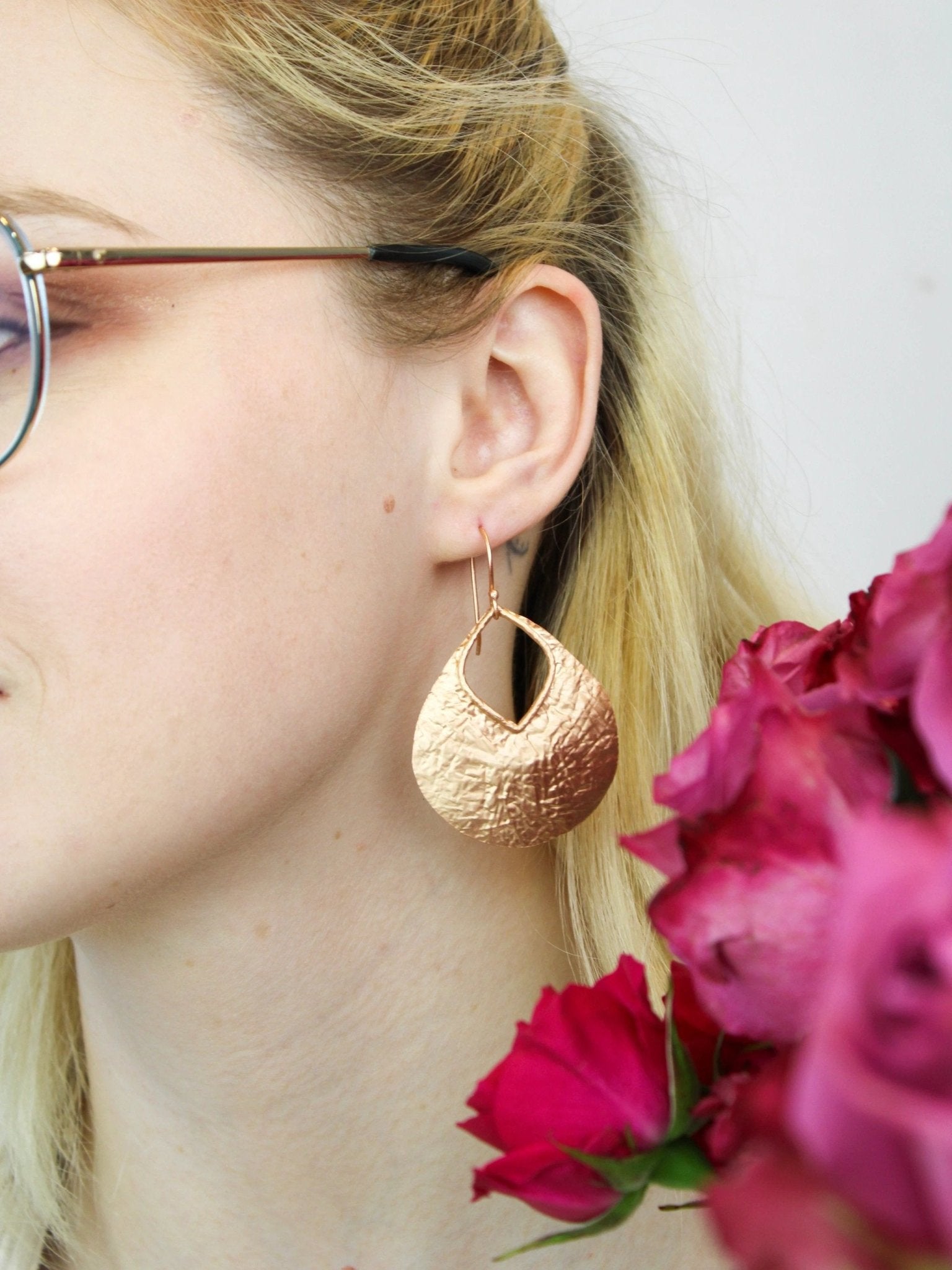 Camelia Drop Earrings by Ash & Rose