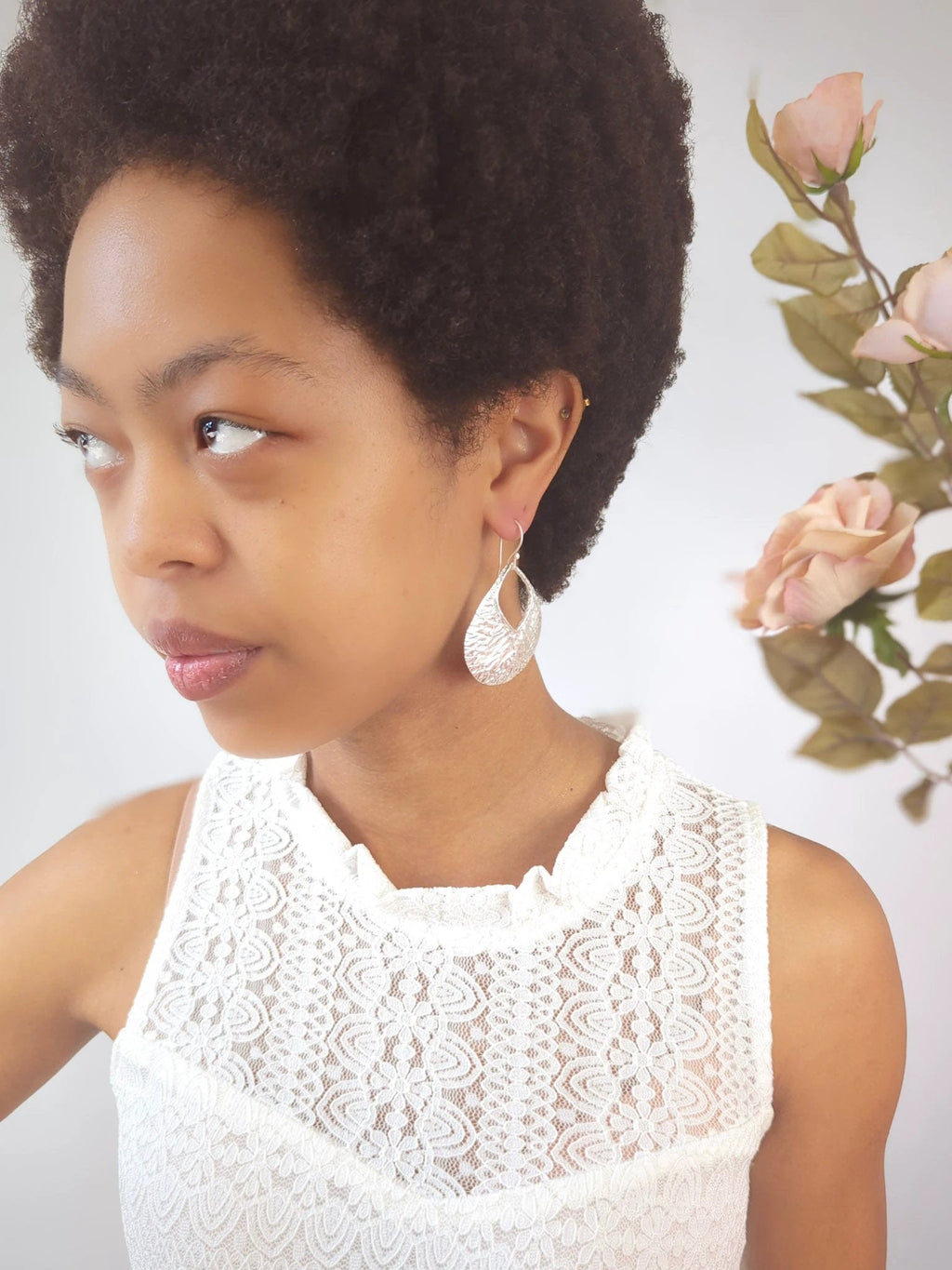 Camelia Drop Earrings by Ash & Rose