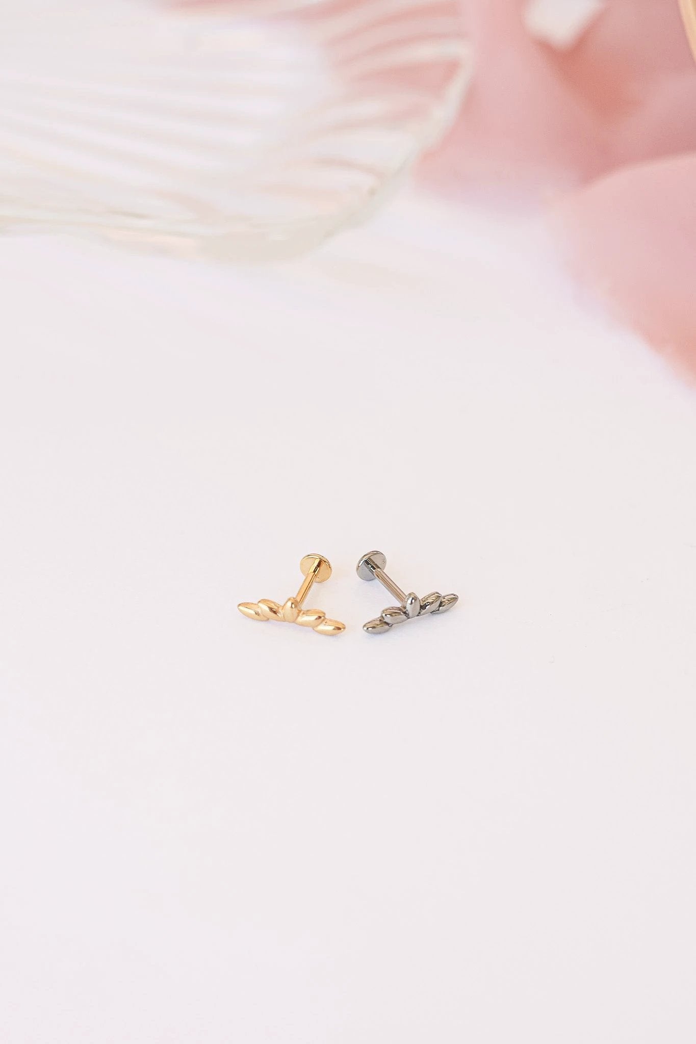 Camilla Flat Back Stud by Rose & Clay