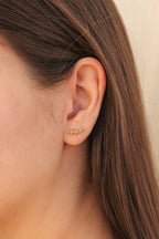 Camilla Flat Back Stud by Rose & Clay