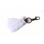 Campana Shell Tassel Zipper Pull | Handmade Keychain from Thailand Zipper Pulls La Vie Bien Campana Shell Tassel Zipper Pull | Handmade Keychain from Thailand