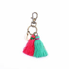 Campana Shell Tassel Zipper Pull | Handmade Keychain from Thailand Zipper Pulls La Vie Bien Campana Shell Tassel Zipper Pull | Handmade Keychain from Thailand