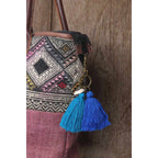 Campana Shell Tassel Zipper Pull | Handmade Keychain from Thailand Zipper Pulls La Vie Bien Campana Shell Tassel Zipper Pull | Handmade Keychain from Thailand