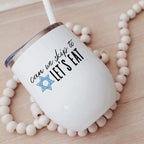 Can We Skip To Let's Eat Passover Tumbler by Salt Sparkle Shalom