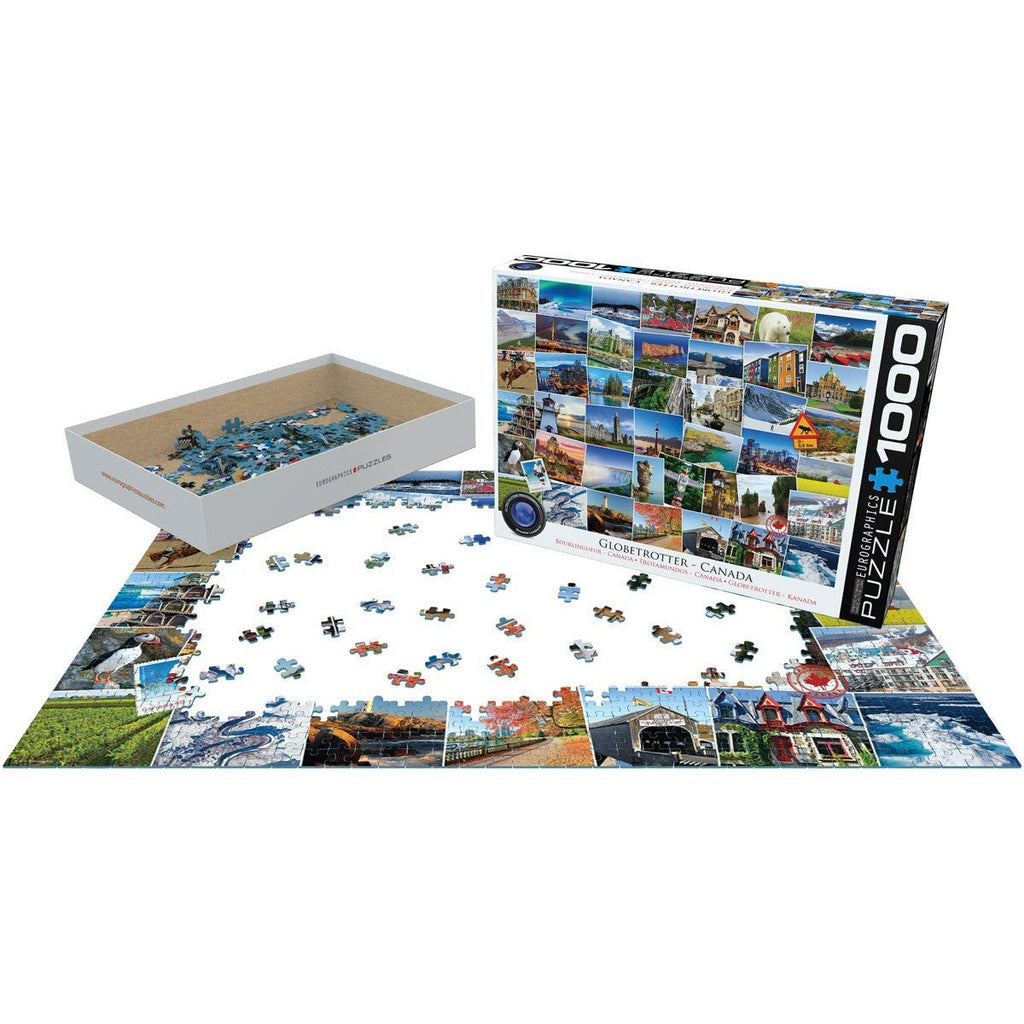 Canada Globetrotter 1000 Piece Jigsaw Puzzle Eurographics Jigsaw Puzzle La Vie Bien Canada Globetrotter 1000 Piece Jigsaw Puzzle Eurographics