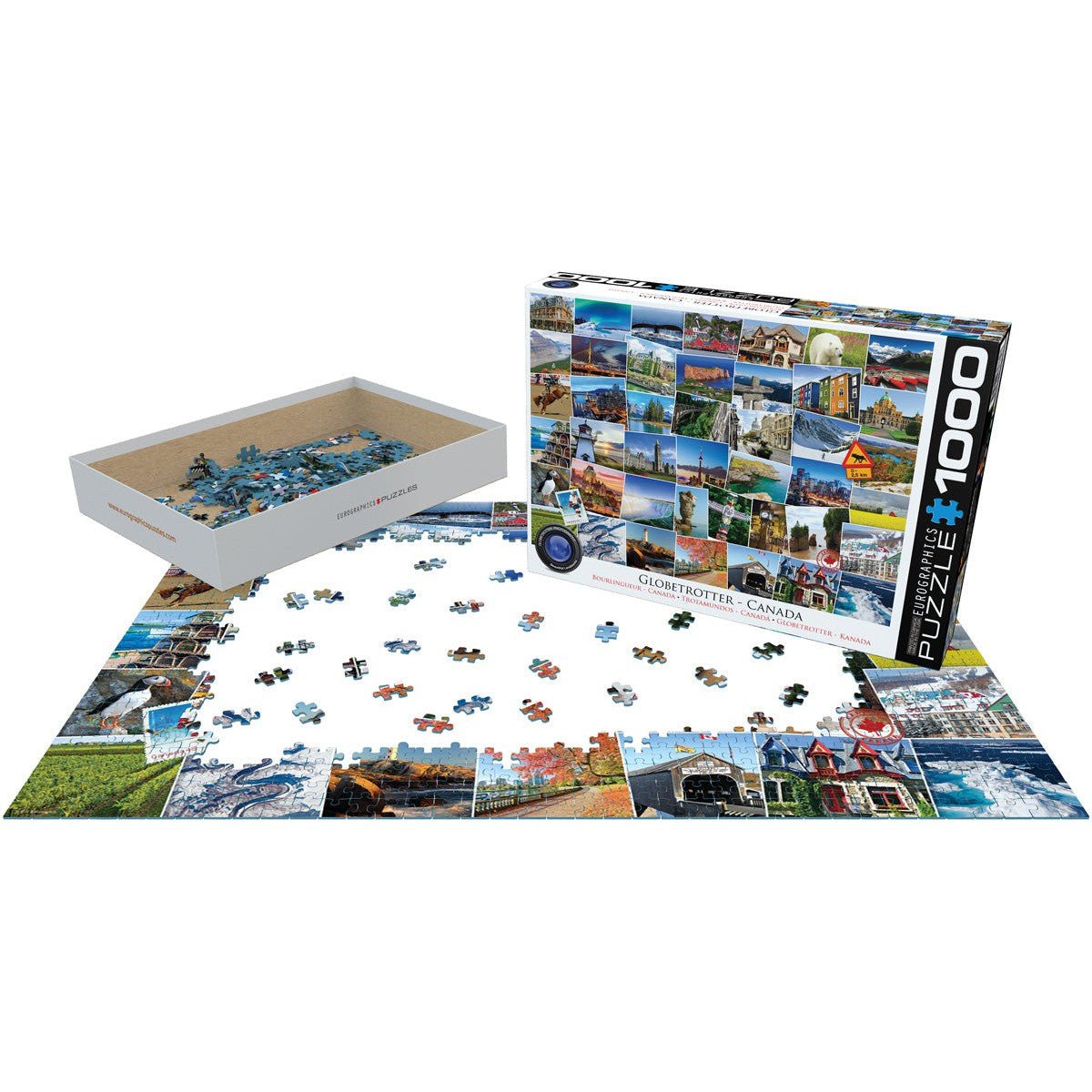 Canada Globetrotter 1000 Piece Jigsaw Puzzle Eurographics Jigsaw Puzzle La Vie Bien Canada Globetrotter 1000 Piece Jigsaw Puzzle Eurographics