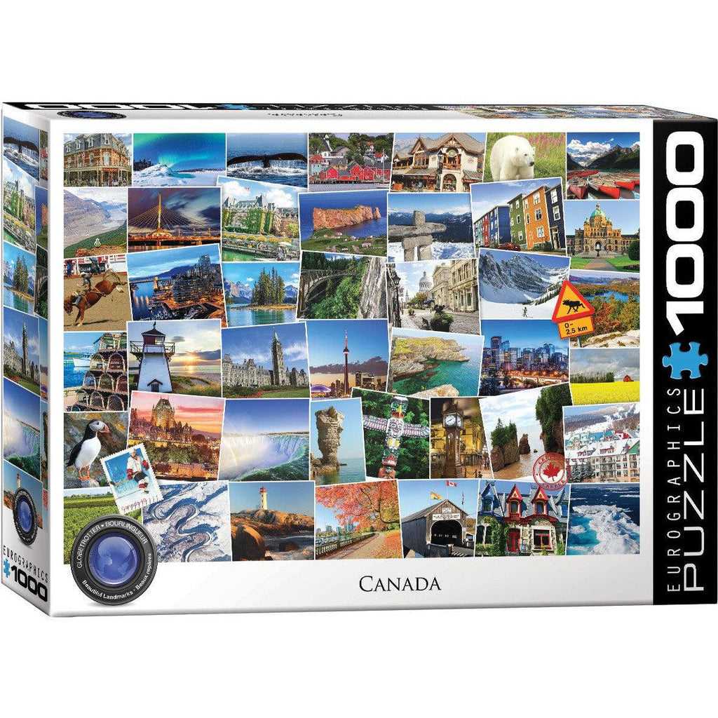 Canada Globetrotter 1000 Piece Jigsaw Puzzle Eurographics Jigsaw Puzzle La Vie Bien Canada Globetrotter 1000 Piece Jigsaw Puzzle Eurographics