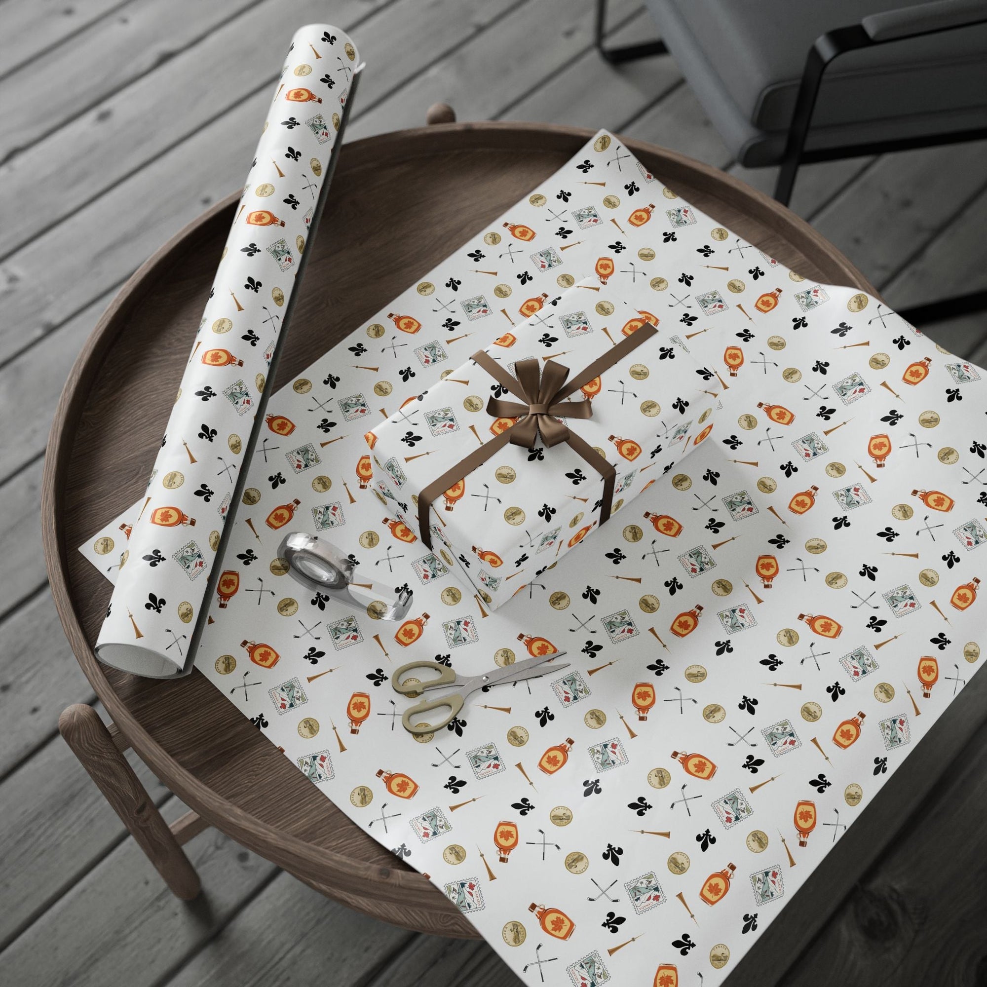 Canadian Themed Gift Wrap