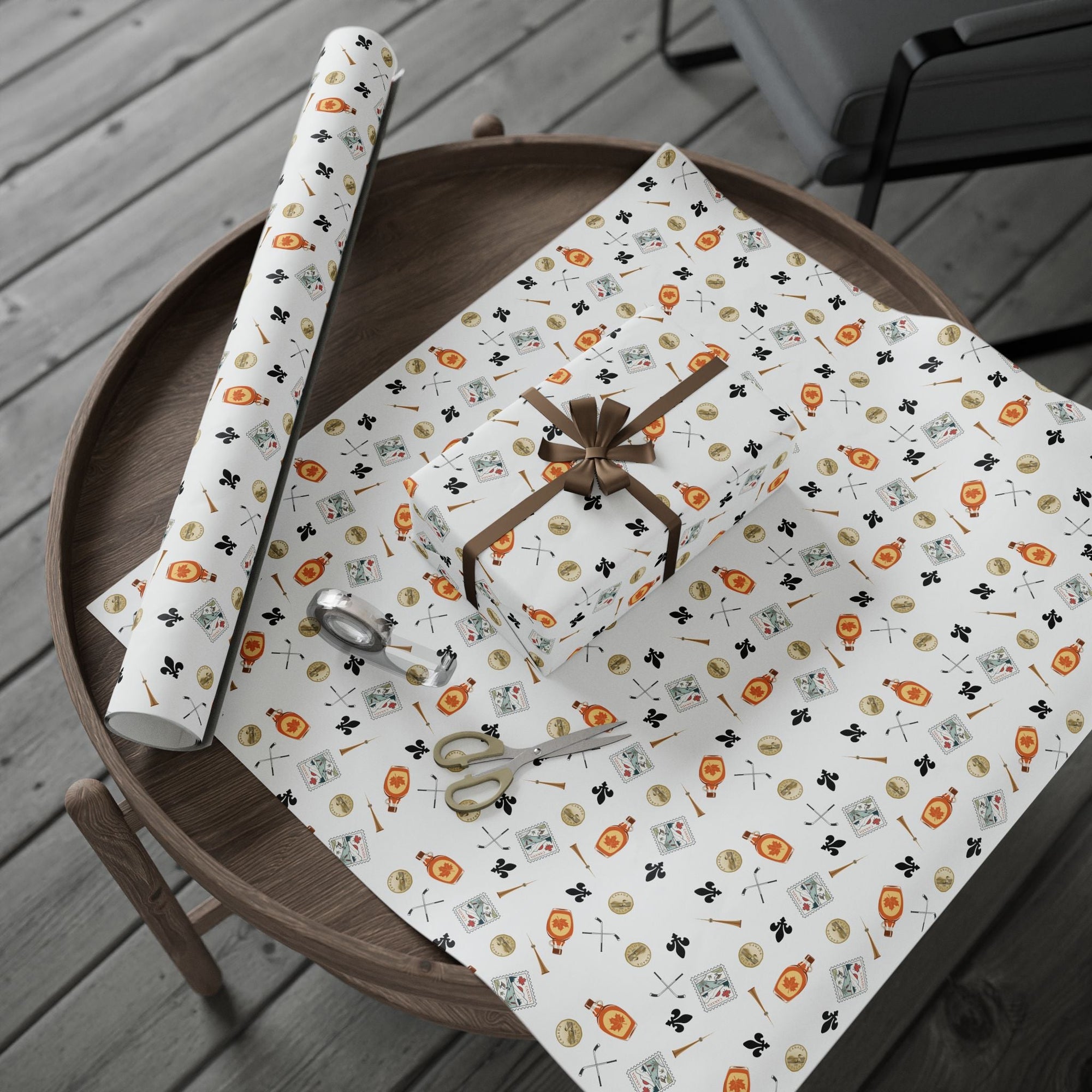 Canadian Themed Gift Wrap