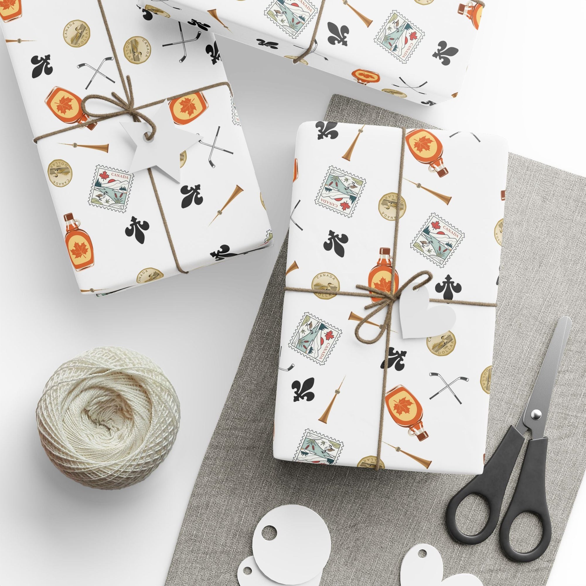Canadian Themed Gift Wrap