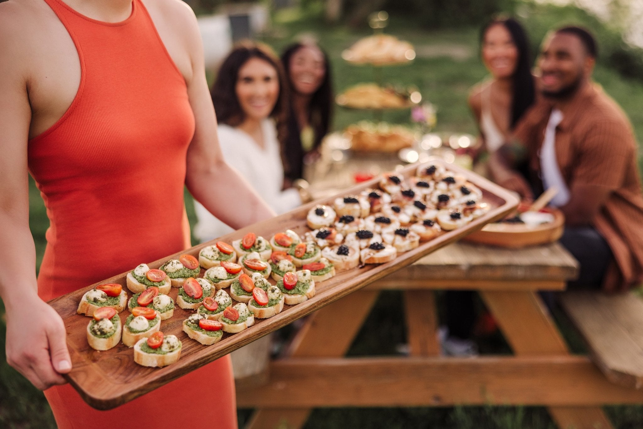 Canapé 36" Appetizer Serving Tray Core La Vie Bien Canapé 36" Appetizer Serving Tray