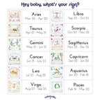 Cancer Astrology Hand - Embroidered Pillow by Cat Studio Pillows La Vie Bien Cancer Astrology Hand - Embroidered Pillow by Cat Studio