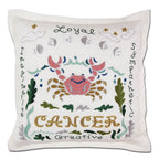 Cancer Astrology Hand - Embroidered Pillow by Cat Studio Pillows La Vie Bien Cancer Astrology Hand - Embroidered Pillow by Cat Studio