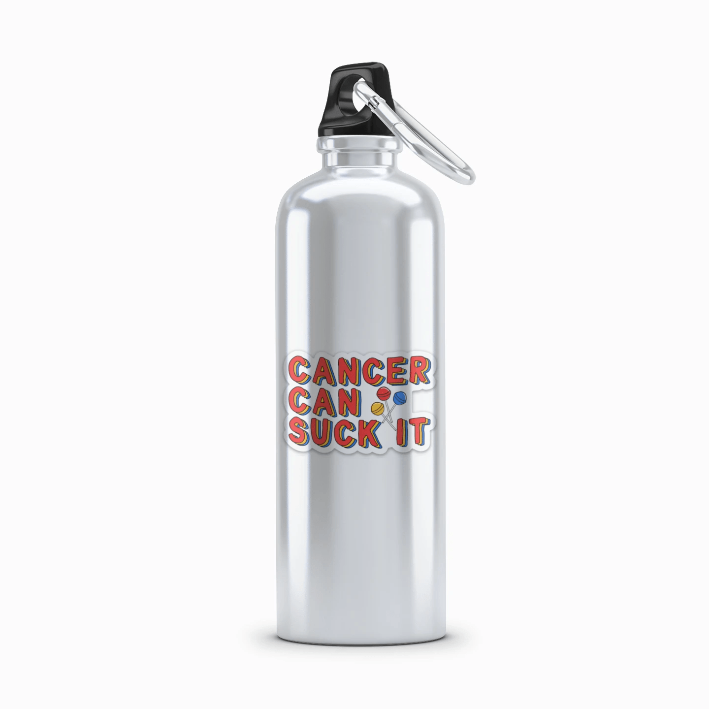 Cancer Can Suck It Vinyl Sticker by Five Dot Post