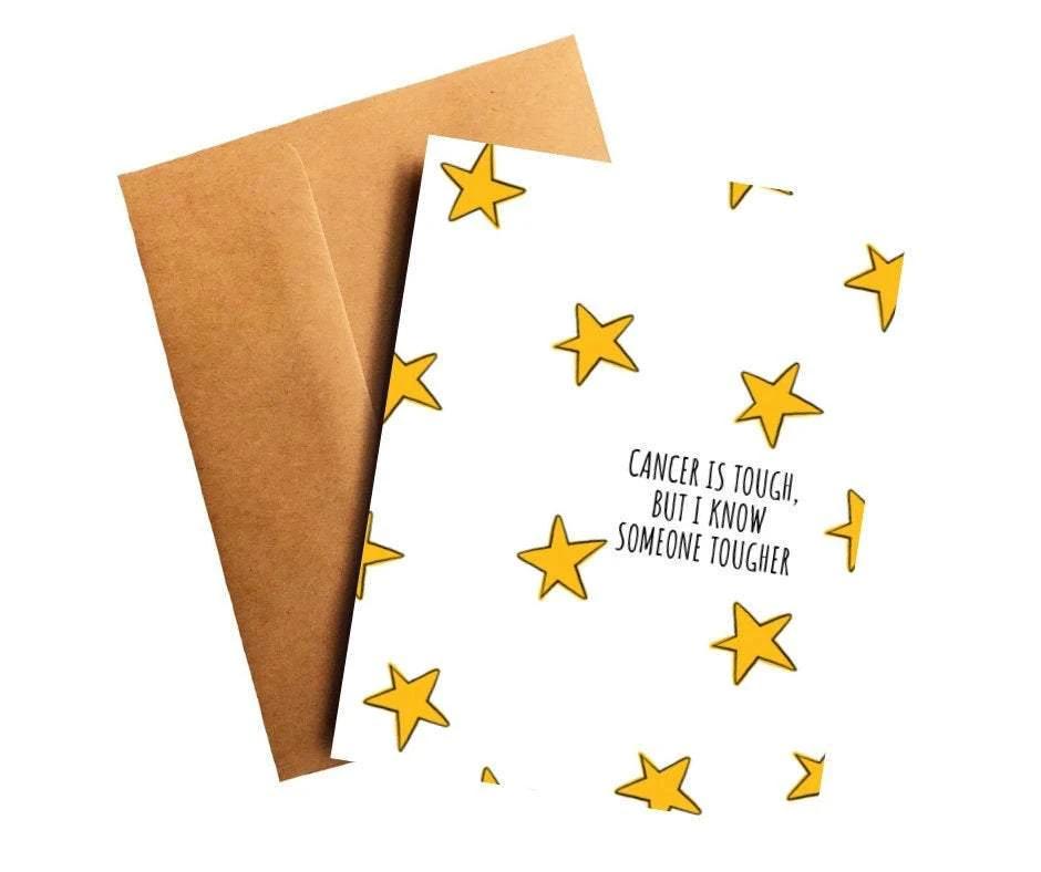 Cancer is Tough Encouragement Get Well Card by Five Dot Post